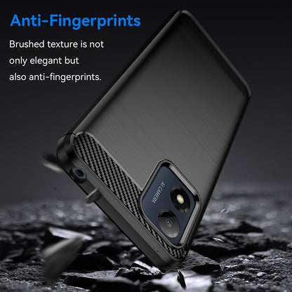 Capa para Motorola Moto E13, Techsuit, Carbono, Preta