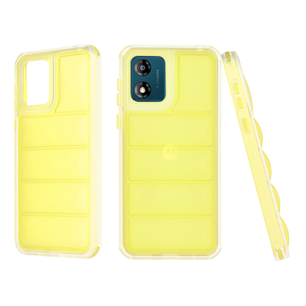 Capa para Motorola Moto E13, Techsuit, Wave Shield, Amarela
