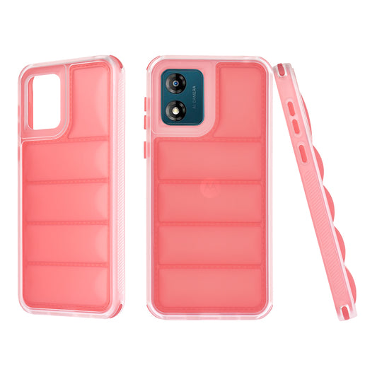 Capa para Motorola Moto E13, Techsuit, Wave Shield, Vermelha