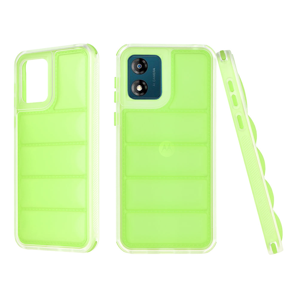 Capa para Motorola Moto E13, Techsuit, Wave Shield, Verde
