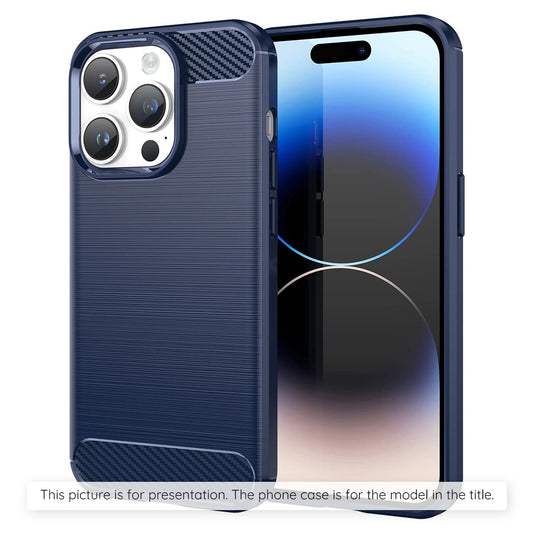 Capa para Motorola Moto E15 / G05, Techsuit, Carbono, Azul