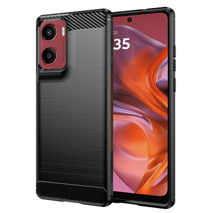 Capa para Motorola Moto E15 / G05, Techsuit, Carbono, Preta
