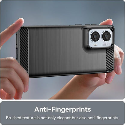Capa para Motorola Moto E15 / G05, Techsuit, Carbono, Preta