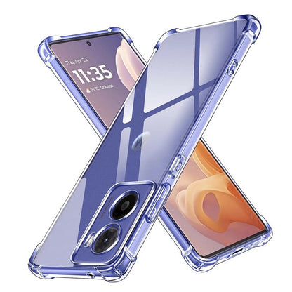 Capa para Motorola Moto E15 / G05, Techsuit, Transparente à Prova de Choques, Transparente