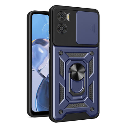 Capa para Motorola Moto E22i / E22, Techsuit, CamShield, Azul