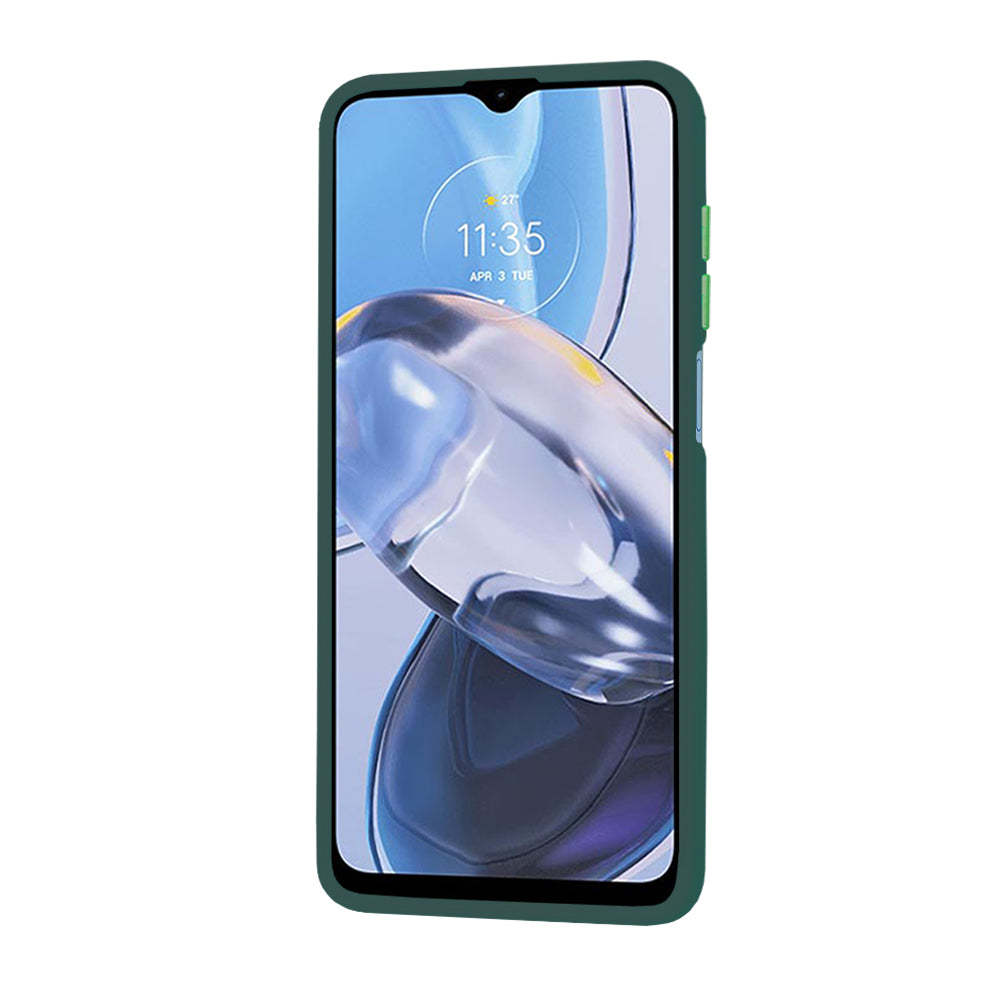 Capa para Motorola Moto E22i / E22, Techsuit, HaloFrost, Verde