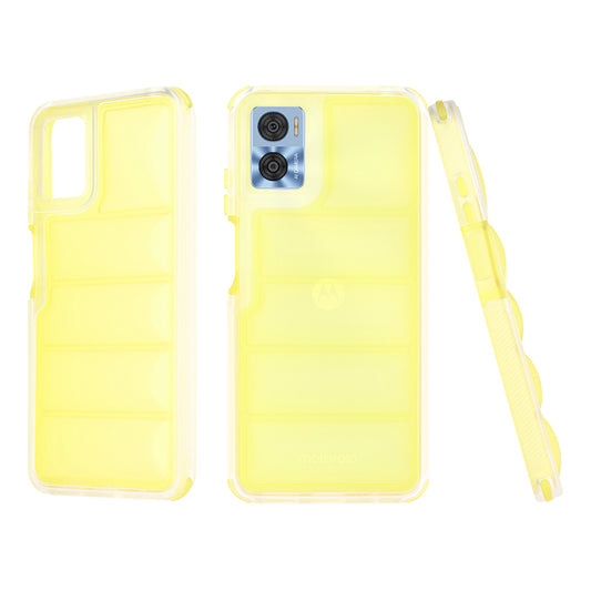 Capa para Motorola Moto E22i / E22, Techsuit, Wave Shield, Amarela