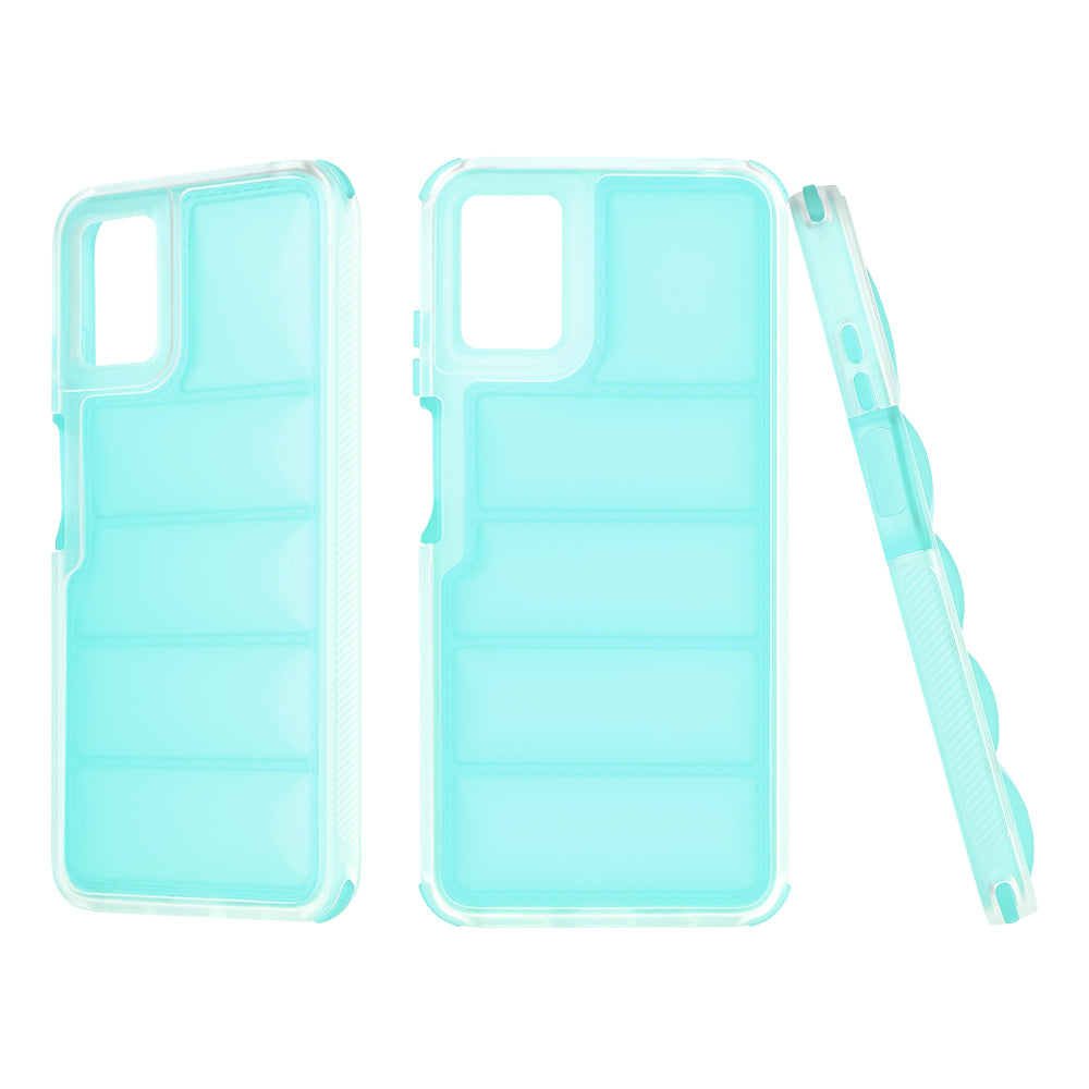 Capa para Motorola Moto E22i / E22, Techsuit, Wave Shield, Turquesa