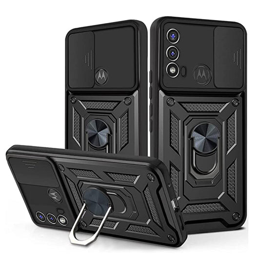 Capa para Motorola Moto E40 / E30 / E20, Techsuit, CamShield, Preta
