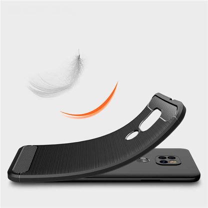 Capa para Motorola Moto E7 Plus / G9 Play, Techsuit, Carbono, Preta