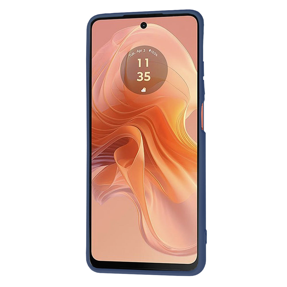 Capa para Motorola Moto G04s / E14 / G04, Techsuit, SoftFlex, Azul-marinho