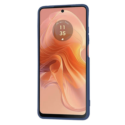 Capa para Motorola Moto G04s / E14 / G04, Techsuit, SoftFlex, Azul-marinho