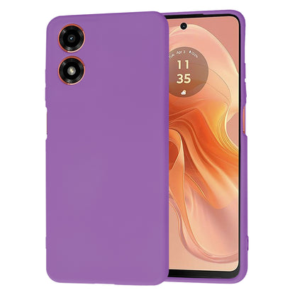 Capa para Motorola Moto G04s / E14 / G04, Techsuit, SoftFlex, Roxo