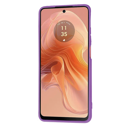 Capa para Motorola Moto G04s / E14 / G04, Techsuit, SoftFlex, Roxo