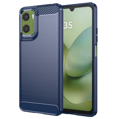 Capa para Motorola Moto G06 Power / G06, Techsuit, Carbono, Azul