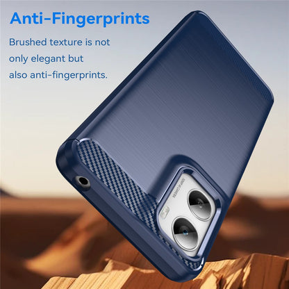 Capa para Motorola Moto G06 Power / G06, Techsuit, Carbono, Azul