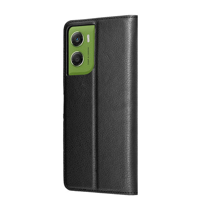 Capa para Motorola Moto G06, Techsuit, Leather Folio, Preta