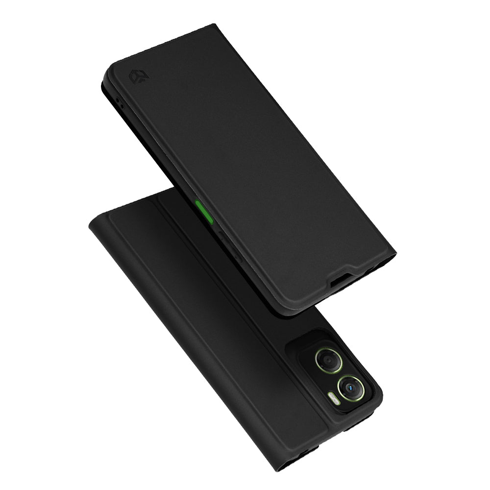Capa para Motorola Moto G06, Techsuit, Magskin Book, Preta