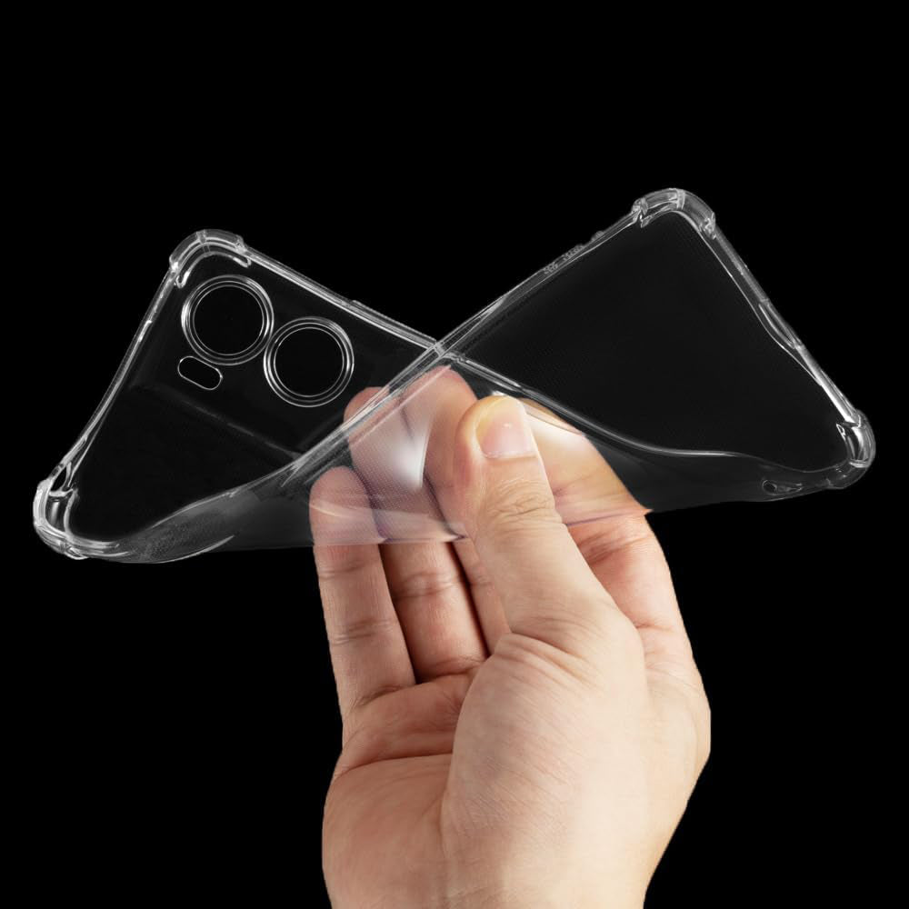 Capa para Motorola Moto G06, Techsuit, Shockproof Clear, Transparente