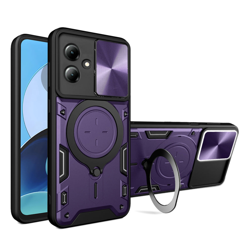 Capa para Motorola Moto G14, Techsuit, CamGuard Pro, Roxo