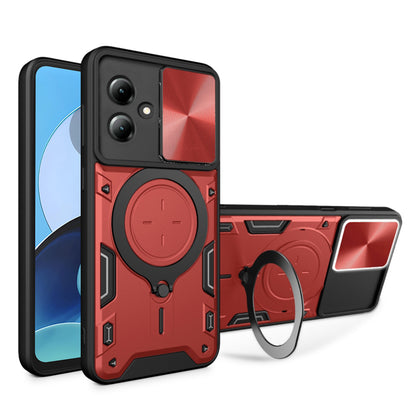 Capa para Motorola Moto G14, Techsuit, CamGuard Pro, Vermelha