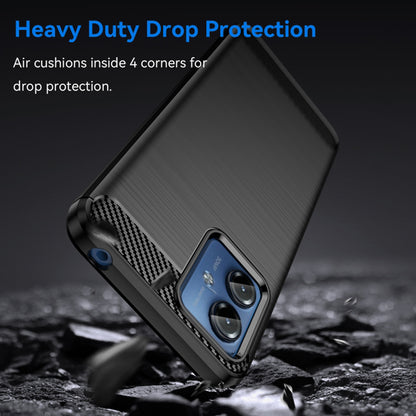 Capa para Motorola Moto G14, Techsuit, Carbono, Preta