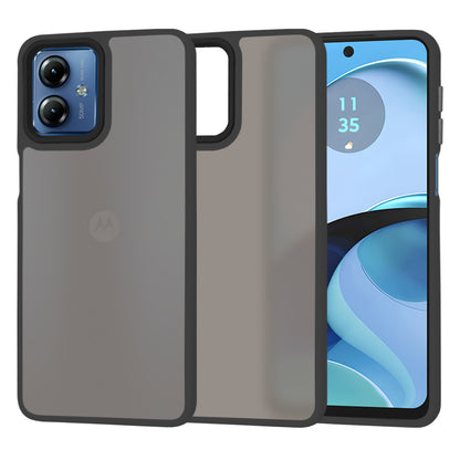 Capa para Motorola Moto G14, Techsuit, HaloFrost, Preta