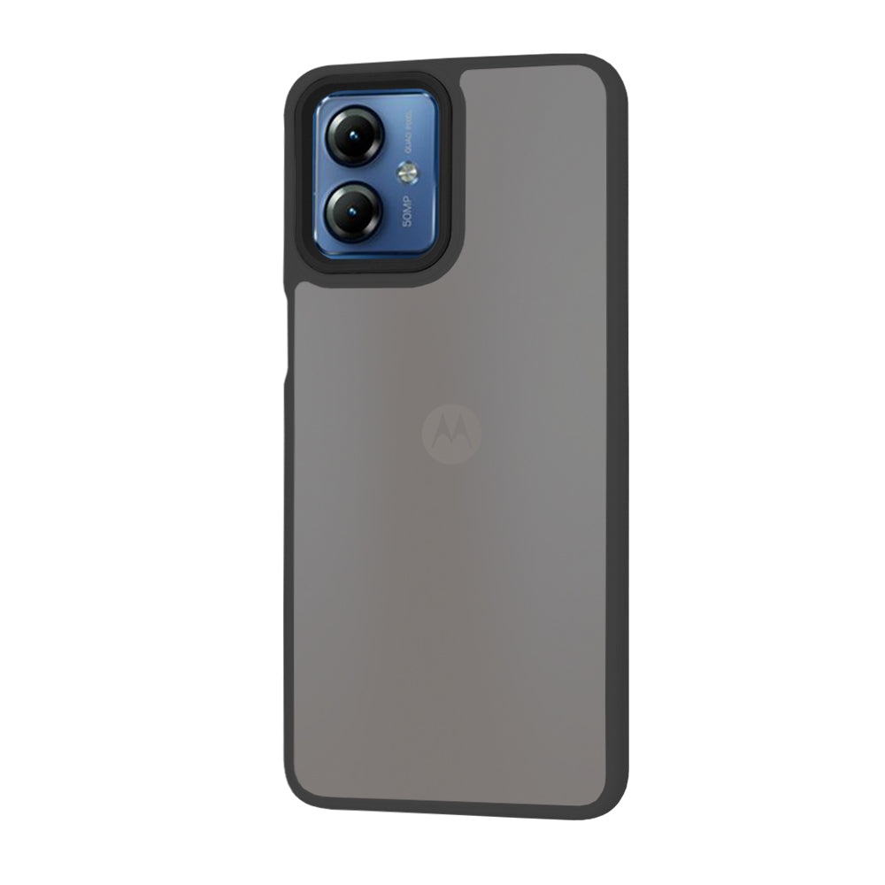 Capa para Motorola Moto G14, Techsuit, HaloFrost, Preta