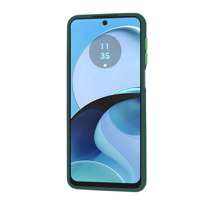Capa para Motorola Moto G14, Techsuit, HaloFrost, Verde