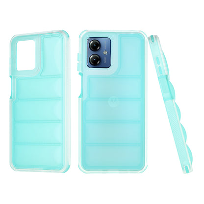 Capa para Motorola Moto G14, Techsuit, Wave Shield, Turquesa