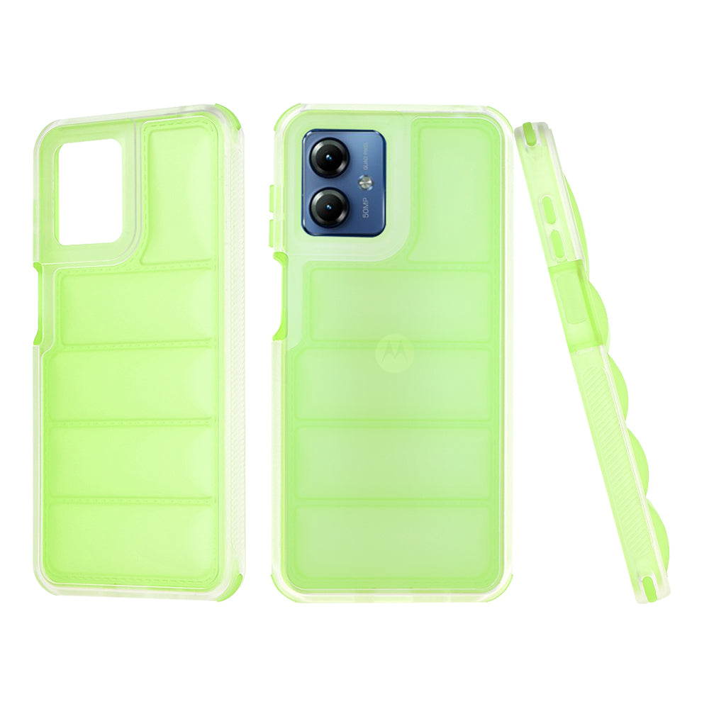 Capa para Motorola Moto G14, Techsuit, Wave Shield, Verde