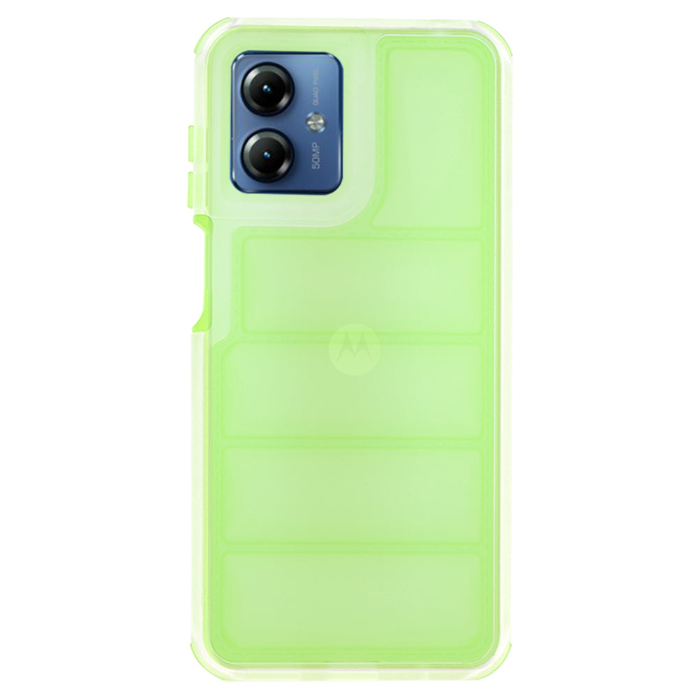 Capa para Motorola Moto G14, Techsuit, Wave Shield, Verde