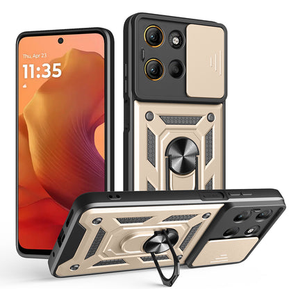 Capa para Motorola Moto G15 / G15 Power, Techsuit, CamShield, Dourada