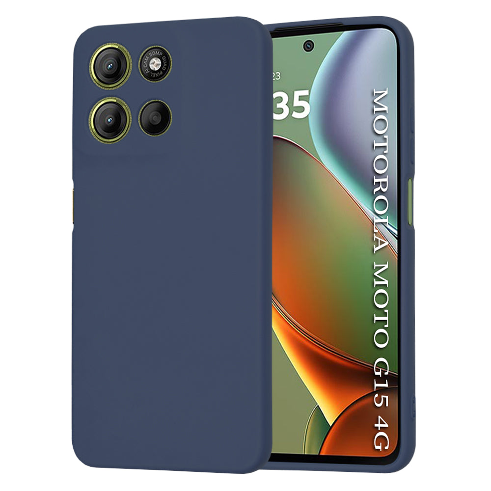 Capa para Motorola Moto G15 / G15 Power, Techsuit, SoftFlex, Azul Marinho