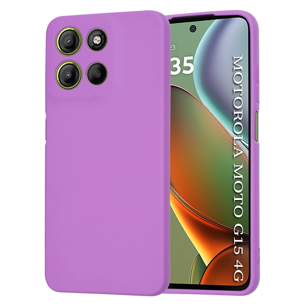 Capa para Motorola Moto G15 / G15 Power, Techsuit, SoftFlex, Roxo