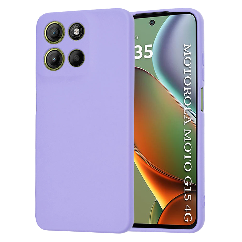 Capa para Motorola Moto G15 / G15 Power, Techsuit, SoftFlex, Roxo Claro