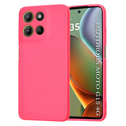 Capa para Motorola Moto G15 / G15 Power, Techsuit, SoftFlex, Rosa Escuro