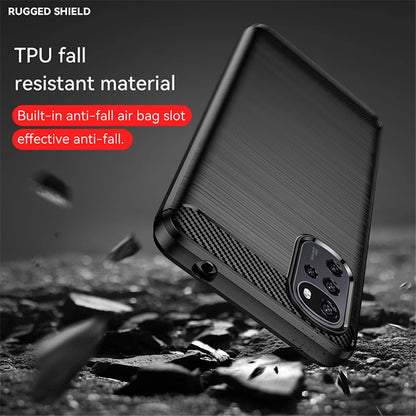 Capa para Motorola Moto G22, Techsuit, Carbono, Preta
