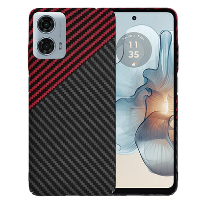 Capa para Motorola Moto G24 Power, Techsuit, Carbonite FiberShell, Preto Vermelho