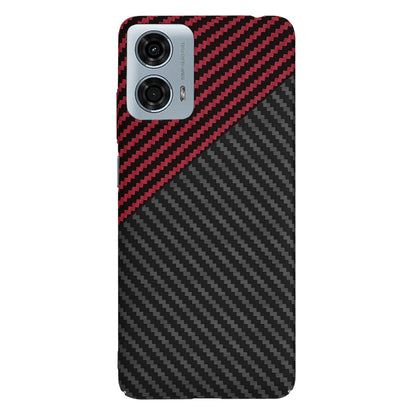 Capa para Motorola Moto G24 Power, Techsuit, Carbonite FiberShell, Preto Vermelho