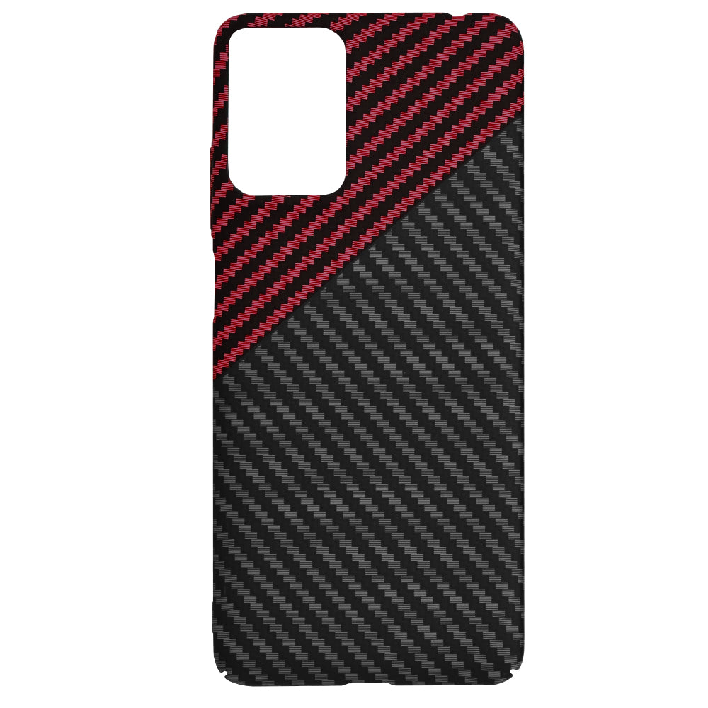 Capa para Motorola Moto G24 Power, Techsuit, Carbonite FiberShell, Preto Vermelho