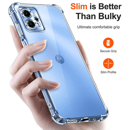 Capa para Motorola Moto G24 Power, Techsuit, Shockproof Clear, Transparente