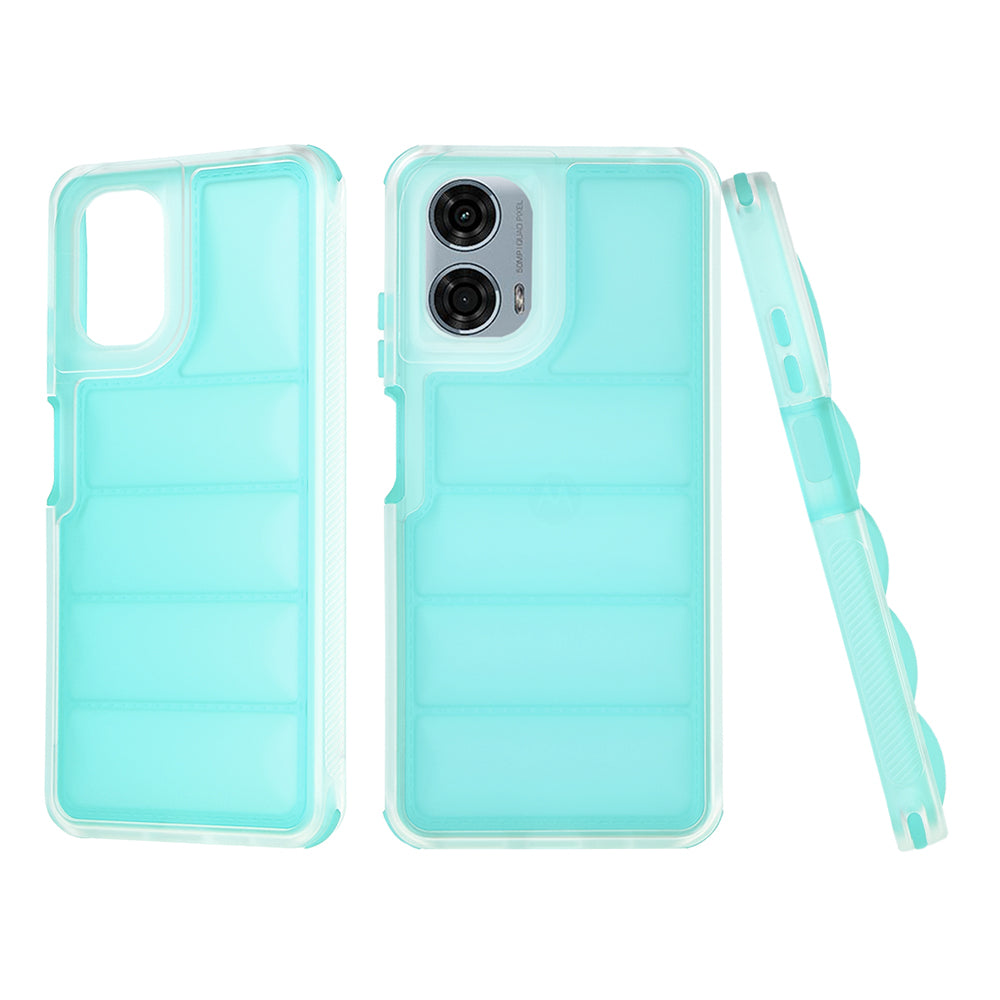 Capa para Motorola Moto G24 Power, Techsuit, Wave Shield, Turquesa