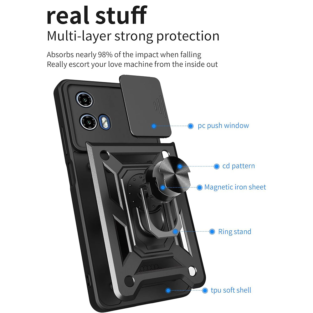 Capa para Motorola Moto G31 / G41, Techsuit, CamShield, Preta