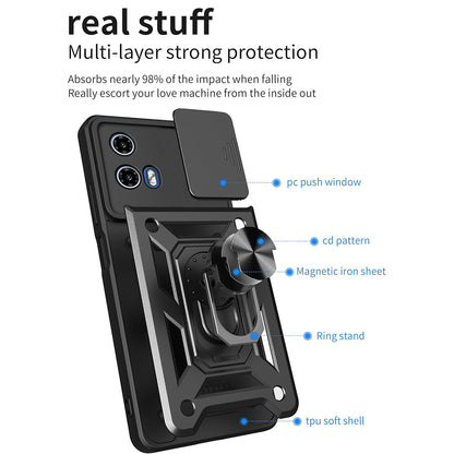 Capa para Motorola Moto G31 / G41, Techsuit, CamShield, Preta