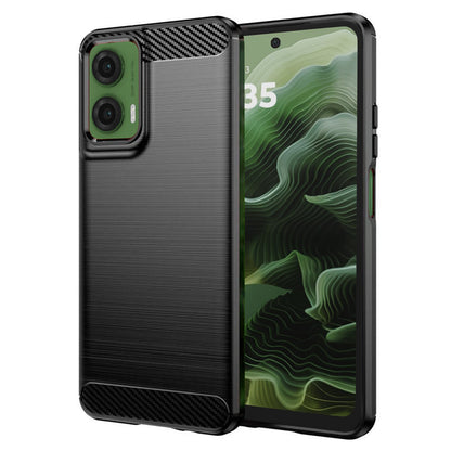 Capa para Motorola Moto G35, Techsuit, Carbono, Preta