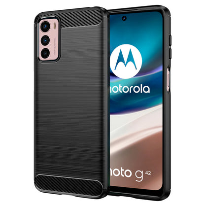 Capa para Motorola Moto G42, Techsuit, Carbono, Preta