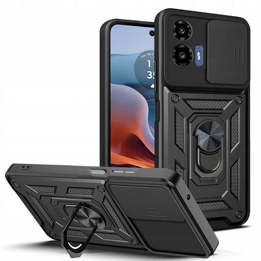 Capa para Motorola Moto G45 / G34, Techsuit, CamShield, Preta