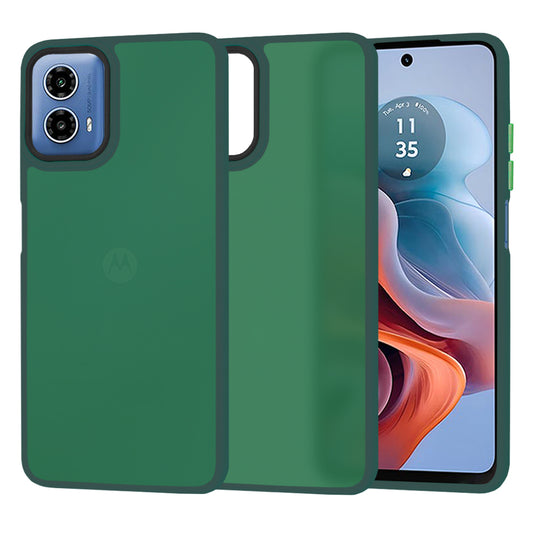 Capa para Motorola Moto G45 / G34, Techsuit, HaloFrost, Verde