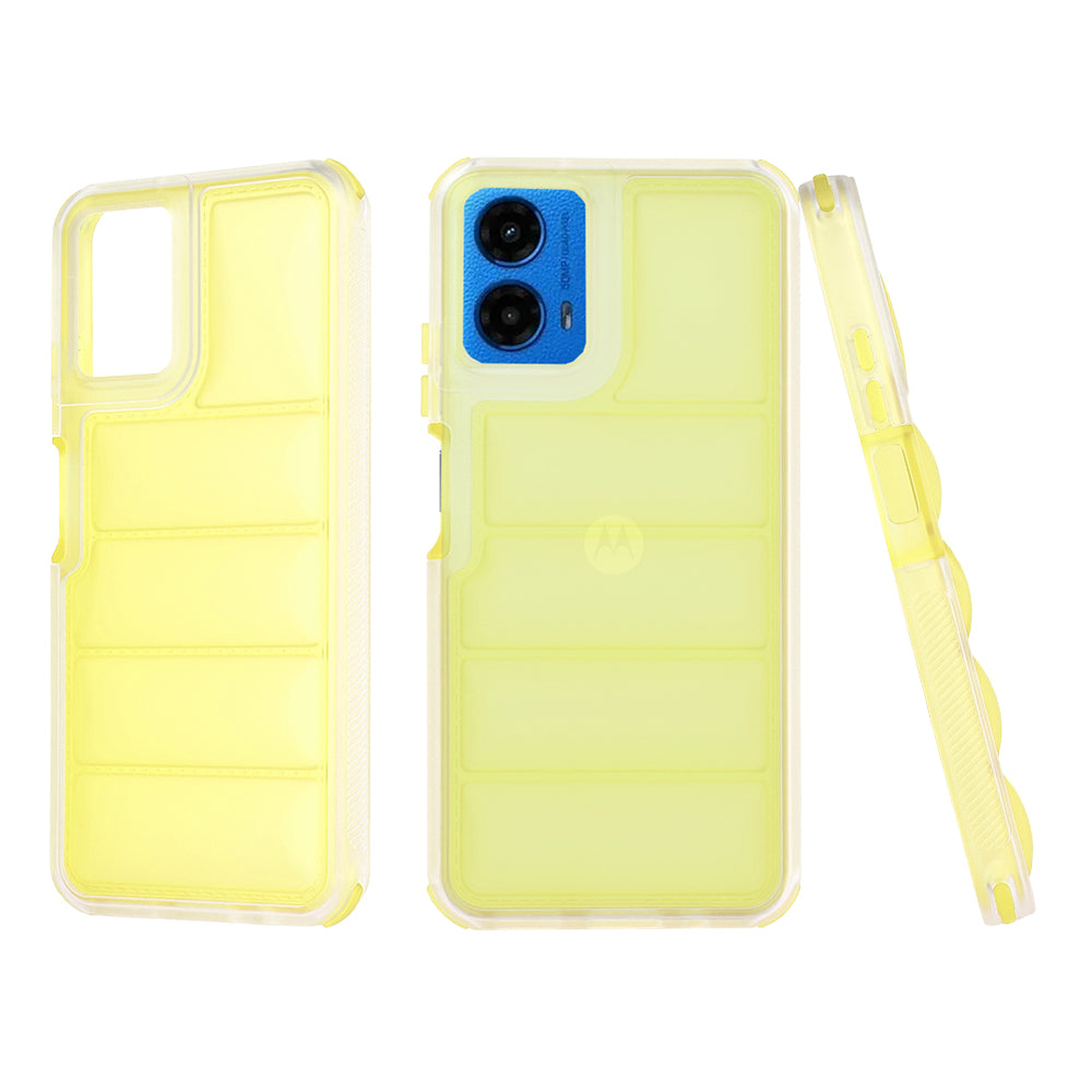 Capa para Motorola Moto G45 / G34, Techsuit, Wave Shield, Amarela